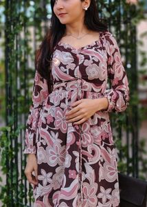 Floral Print Midi Dress