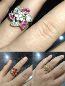 Sparkling Gold-Tone Ring
