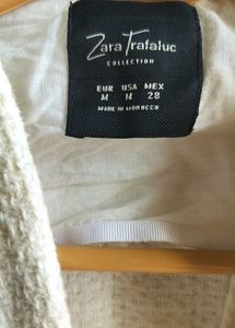 Zara Original imported stylish cream textured jack