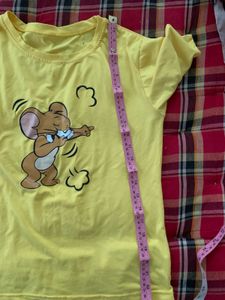 Yellow Jerry Cartoon T-Shirt