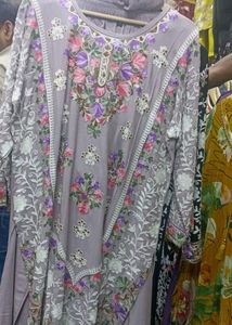 Elegant Embroidered  Kurti set