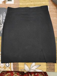 Chic Dark Grey Mini Skirt
