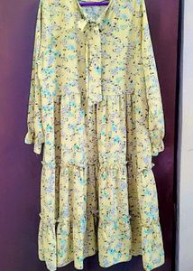 🌸 Floral Printed Midi Dress | Mosee | Long Sleeve