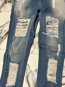 Blue Ripped Denim (Girls)