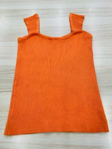 beautiful orange crop top