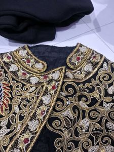 Embroidered sequence Jacket for women ethenic piec