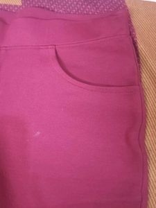 Stylish Maroon Pants
