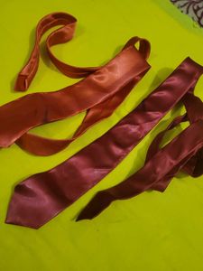 Elegant Silk Ties - Burgundy &amp; Rust for boys 👦