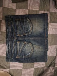 Denim Mini Skirt