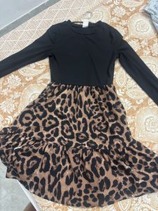 Leopard Print Mini Dress