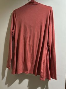 Top Coral Striped