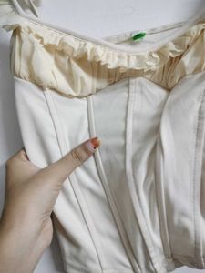 Ruffled Corset Top