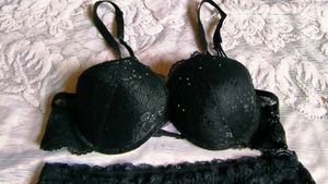 Black Lace Bra &amp; Panty Set