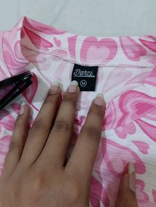 Pink Heart Top