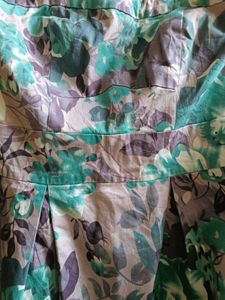 Floral Strapless Mini Dress