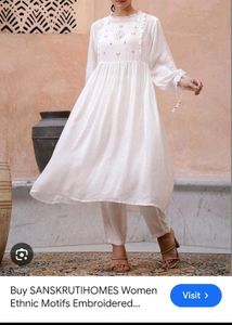 Elegant White Kurta Set
