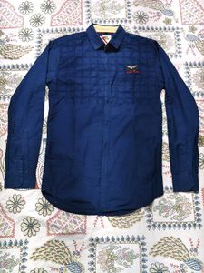 Men's Blue Casual Shirt