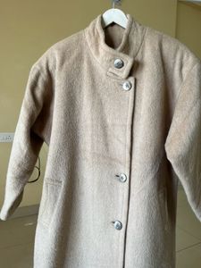 Elegant Wool Blend Overcoat
