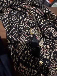 Anouk Tribal Printed Padded Anarkali Kurta
