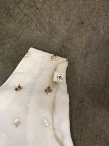 Elegant White Kurti and pants