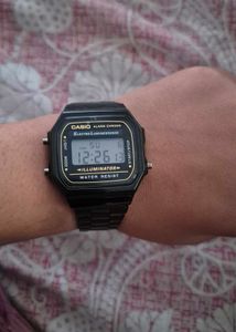 Casio Black Metal Watch