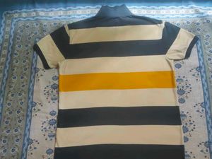 Men's Striped Polo Shirt