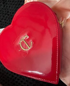 Charlotte Tilbury Red Heart Chain Bag