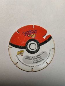Cheetos Machop pokemon tazo collectible