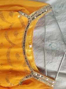 haldi outfit Yellow Kurta Set with Dupatta