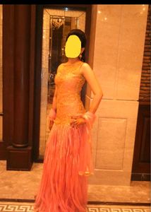 Peach Lehenga With 2 Blouse Options