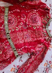 Red Printed Maxi Dress