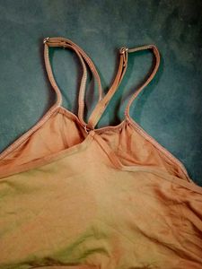 Boho Lace-Up Halter  Crop Top With Attached Bra