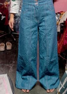 Wide Leg Denim Jeans