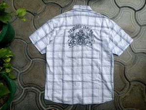 Y2K Men's Plaid Short Sleeve Shirt