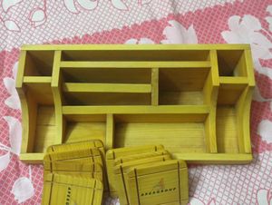 Wooden Desk Organizer