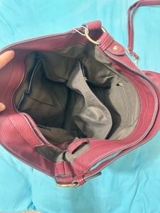 Chic Burgundy Handbag Set