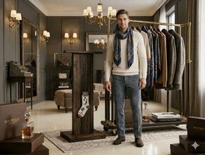 Men's Casual Grey Trousers