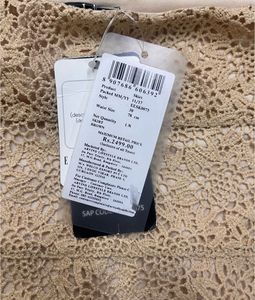 ELLE Lace Crochet Skirt | Brown/Beige