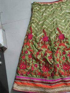 Embroidered Lehenga Skirt