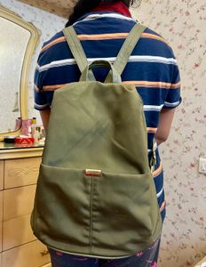 Stylish Olive Green Backpack