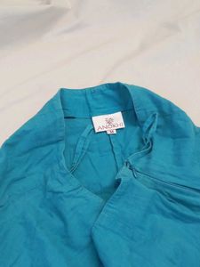 Teal Casual Pants
