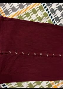 ❤️Burgundy Button Up Dress❤️