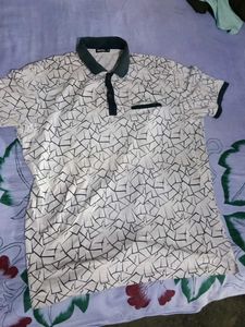 Men's Graphic Print Polo Shirt