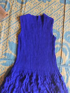 Blue Sleeveless Dress