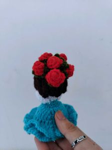Crochet Doll with Heart