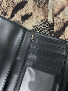 Vintage Christian Dior Black Leather Wallet