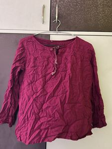 Maroon Cotton top