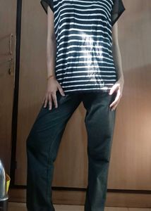Striped Tunic Top🖤