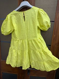 Neon Yellow ZARA Mini Dress