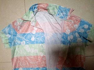Vintage Floral Print Shirt